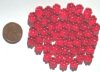 50 8mm Red Flowers